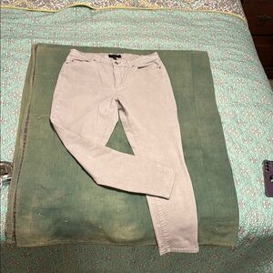 Women's grey corduroy skinny Banana Republic pants